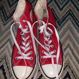 Red Hightop Converse